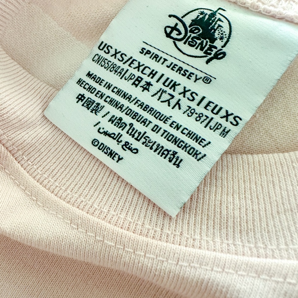 Disney World Pink Balloon Jersey Sweatshirt in XS - NWT - Picture 9 of 9